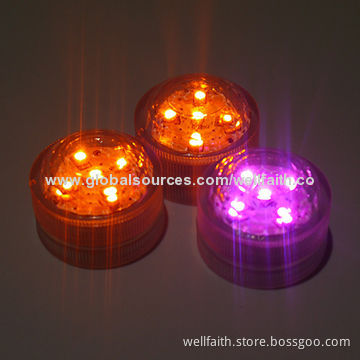 Shiny LED Diamond-shaped Flashing Candles, Sized 2.2*3.1cm